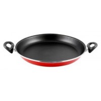 PAELLERA MAGEFESA K2 ROJO 34 ACERO ANTIADHERENTE