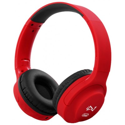 AURICULARES ESTÉREO DIGITAL TREVI  CON MICRÓFONO 1,2 M CABLE DJ 601 M ROJO