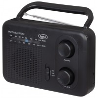 RADIO TREVI RA 7F64 PORTABLE AM/FM RADIO BLACK