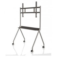 (DHI-PKC-MS0A) DAHUA DISPLAY SOPORTE M&Oacute;VIL PARA PIZARRA INTERACTIVA 55"-75" COLOR PLATA (Espera 4 dias)