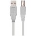 CABLE USB 2.0 IMPRESORA TIPO AM-BM BEIGE 4.5 M