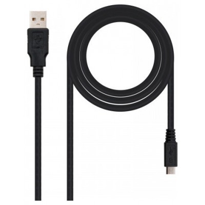 Nanocable - Cable USB 2.0 de 3m conexion A/M-MICRO USB