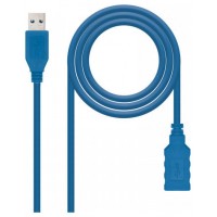 CABLE USB 3.0 TIPO AM-AH AZUL 1.0 M NANOCABLE