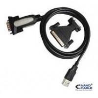 Nanocable Adaptador Usb a Serie  DB9M/25H