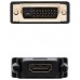 - Adaptador DVI a HDMI con conector DVI tipo 24+1