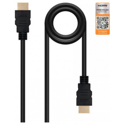 Nanocable - Cable HDMI 2.0 4K@60Hz 18Gbps A/M-A/M 1M