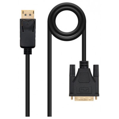 Cable conversor DisplayPort macho en un extremo y DVI