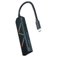 HUB USB-C NANOCABLE 2xUSB-A+USB-C CARGA+HDMI