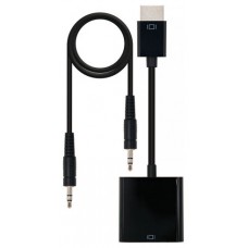 - Conversor HDMI a SVGA y audio con conector HDMI