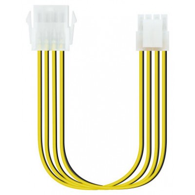 CABLE ALIMENTACION EXTENSOR F. ALIM. 8PIN/H-4+4PIN/M 30CM NANOCABLE (Espera 4 dias)