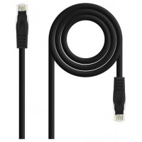Nanocable Cable de red latiguillo RJ45 LSZH Cat.6A UTP AWG24, Negro, 0.5m (Espera 4 dias)