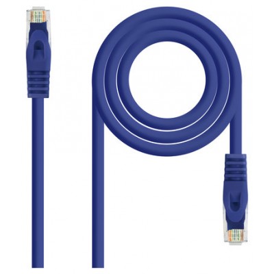 CABLE RED LATIGUILLO RJ45 LSZH CAT.6A UTP AWG24 AZUL 1