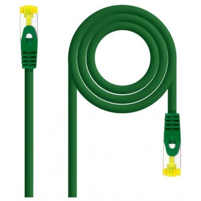 CABLE DE RED LATIGUILLO RJ45 SFTP CAT6A AWG26 0.30 M VERDE NANOCABLE (Espera 4 dias)