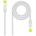 CABLE RED LATIGUILLO RJ45 CAT.6A LSZH SFTP AWG26, 0.30M BLANCO NANOCABLE (Espera 4 dias)