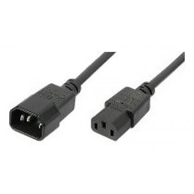 NANOCABLE CABLE ALIMENTACION CPU, C13/H-C14/M, NEGRO, 1.5M