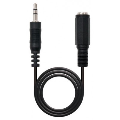 CABLE AUDIO ESTEREO JACK 3.5/ H- JACK 3.5/M 3M NANOCABLE (Espera 4 dias)