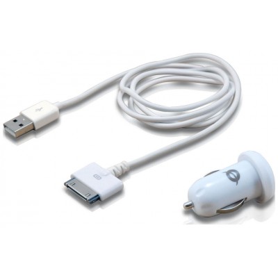 KIT APPLE CARGADOR CONCEPTRONIC PARA COCHE A 2 USB 5V