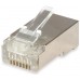 KIT 100 CONECTORES RJ45 EQUIP CATEGORIA 6  FPT