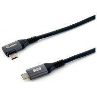 CABLE USB-C MACHO - USB-C MACHO ACODADO