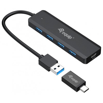 Hub Usb 3.2 Equip Life A 4 Puertos Usb 3.2 Incluye