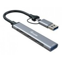 HUB USB-C EQUIP 128969 A 1xUSB-A 3xUSB-C ADAPTADOR HUB USB-C EQUIP 128969 A 1xUSB-A 3xUSB-C ADAPTADOR