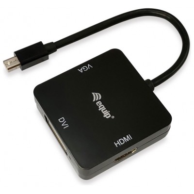 EQUIP ADAPTADOR MINI DISPLAYPORT/THUNDERBOLT A HDMI/DVI/VGA