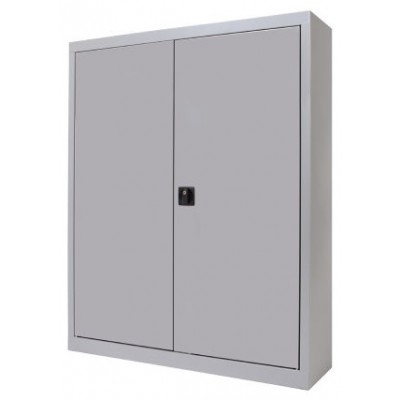 ARMARIO METÁLICO PUERTAS BATIENTES 105X102X45 INCLUYE 2 BALDAS. COLOR GRIS. MEDIDA 102X105X45CM (LAXALXPR) ROCADA 1601AC00 (Espera 4 dias)