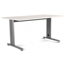 MESA DE OFICINA SERIE METAL 160X80 GRIS / BLANCO ROCADA 2002AC04 (Espera 4 dias)