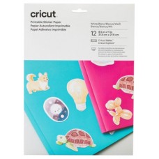 Cricut 2009491 etiqueta decorativa engomada Papel Blanco Desmontable (Espera 4 dias)