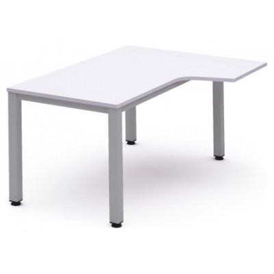 MESA DE OFICINA SERIE EXECUTIVE FORMA L DERECHA 180X120 GRIS / BLANCO ROCADA 2052AD04 (Espera 4 dias)