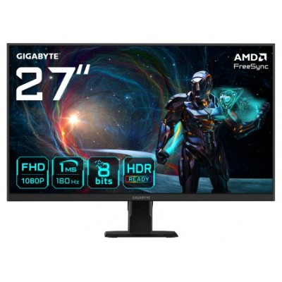 GIGABYTE GS27FA 27” Monitor de Juego FHD - 1920 x 1080 (FHD), 180Hz, 1ms, 300 cd/m2, FreeSync, HDR Ready, HDMI 2.0 (Espera 4 dias)