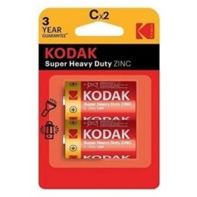 PILAS C LR14 KODAK EXTRA HEAVY DUTY ZINC PACK 2
