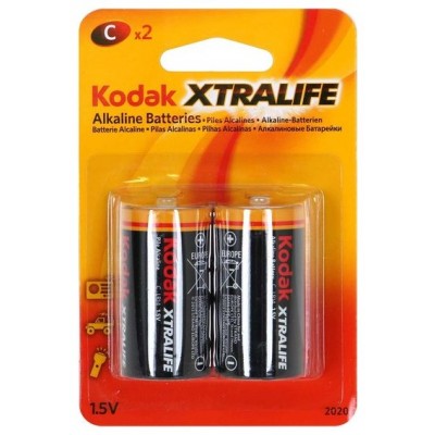 Pila Kodak Alcalina Xtralife C Lr14 Blister*2