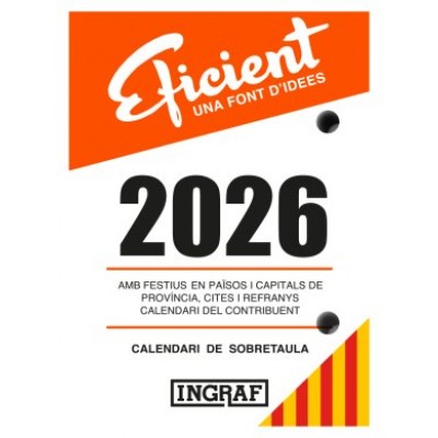 BLOC BUFFET 2026 EFICIENTE CATALAN INGRAF 356435 (Espera 4 dias) BLOC BUFFET 2026 EFICIENTE CATALAN INGRAF 356435 (Espera 4 dias)