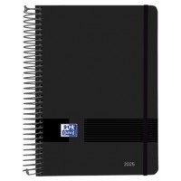 AGENDA 2025 LIVE&GO A5 15X21CM DIA PAGINA COLOR NEGRO OXFORD 400190007 (Espera 4 dias)