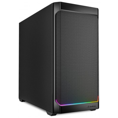 CAJA GAMING mATX SHARKOOM MK4 RGB 2XVENT 120MM 3XUSB SN FUENTE NEGRO