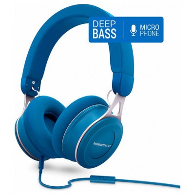 Headset Energy Sistem Urban 3 Blue Con Microfono, Jack