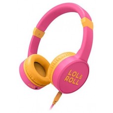 AURICULAR ENERGY HEADPHONES LOLROLL POP KIDS 85dB PINK