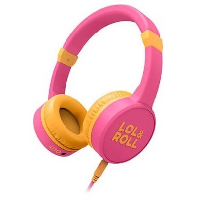 AURICULAR ENERGY HEADPHONES LOLROLL POP KIDS 85dB PINK