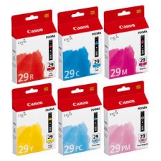 Canon PIXMA/PRO-1 Cartucho PGI-29 (pack 6)