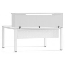 MODULO RECEPCION ALTILLO 160CM BLANCO / BLANCO. MEDIDAS 160X40X30CM. (MESA NO INCLUIDA EN EL PRECIO, SE COMPRA APARTE) ROCADA 5016AW04 (Espera 4 dias)