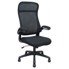 SILLA OPTI524 RESPALDO MALLA NEGRO Y ASIENTO TELA FOROL BY PIQUERAS Y CRESPO 524BM840A840RN (Espera 4 dias)