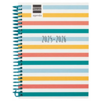 AGENDA ESCOLAR 2025-2026 DIVA 8º 120X164 SEMANA VISTA HORIZONTAL COLORS+ FINOCAM 536100526 (Espera 4 dias)