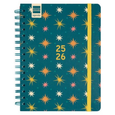 AGENDA ESCOLAR 2025-2026 CURSO COSMO 4º 155X212 SEMANA VISTA HORIZONTAL STARS+ FINOCAM 537050126 (Espera 4 dias)