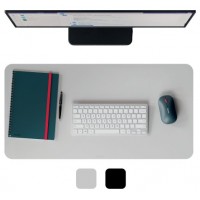 ALFOMBRILLA DE SOBREMESA RECICLADA DE PIEL 70 X 36 CM COLOR GRIS CLARO LEITZ 53850085 (Espera 4 dias)