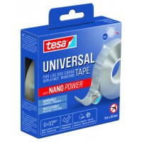 CINTA ADHESIVA DOBLE CARA NANO UNIVERSAL POWER 5KG 3 METROS x 30 MM TESA 55810-00002-00 (Espera 4 dias)