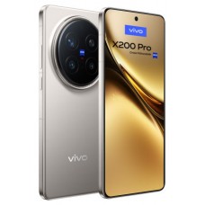 VIVO X200 Pro 16+512GB 17,2 cm (6.78") SIM doble Android 15 5G 16 GB 6000 mAh Titanio (Espera 4 dias)