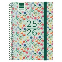 AGENDA ESCOLAR 2025-2026 SECUNDARIA 8º 120X164 SEMANA VISTA HORIZONTAL FIORI+ FINOCAM 634224926 (Espera 4 dias)