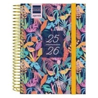 AGENDA ESCOLAR 2025-2026 SECUNDARIA 8º 120X164 1DIA PAGINA TROPICAL+ FINOCAM 634265026 (Espera 4 dias)
