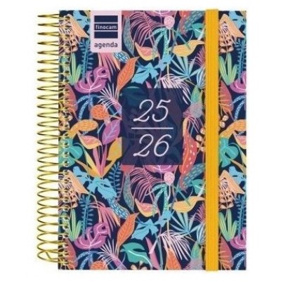 AGENDA ESCOLAR 2025-2026 SECUNDARIA 8º 120X164 1DIA PAGINA TROPICAL+ FINOCAM 634265026 (Espera 4 dias)